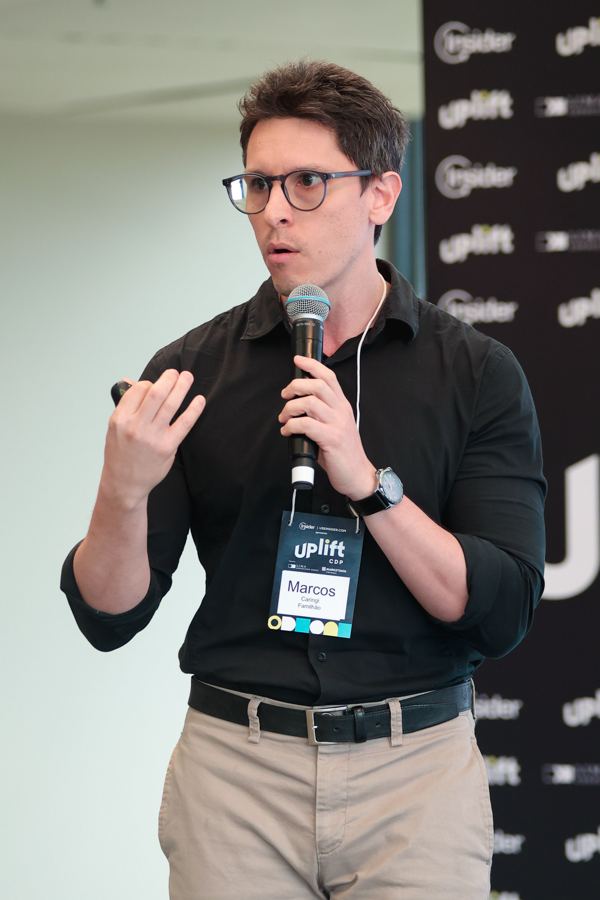 Marcos Caringi em evento